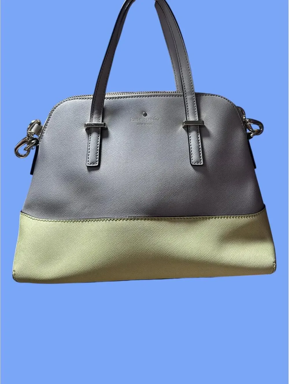 Kate Spade New York Saffiano Leather Two-Tone Satchel